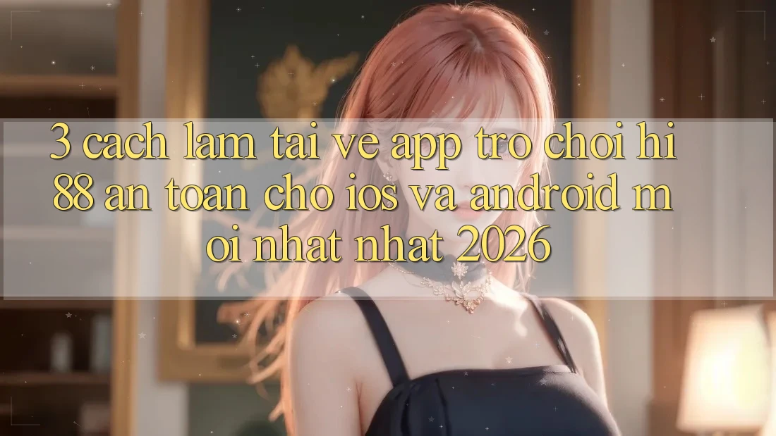 3. Cách làm Tải về App Trò chơi Hi88 An Toàn Cho iOS Và Android Mới nhất Nhất 2026