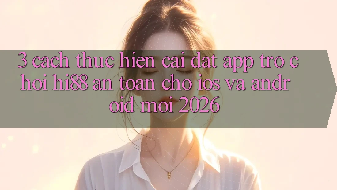 3. Cách thực hiện Cài đặt App Trò chơi Hi88 An Toàn Cho iOS Và Android Mới 2026