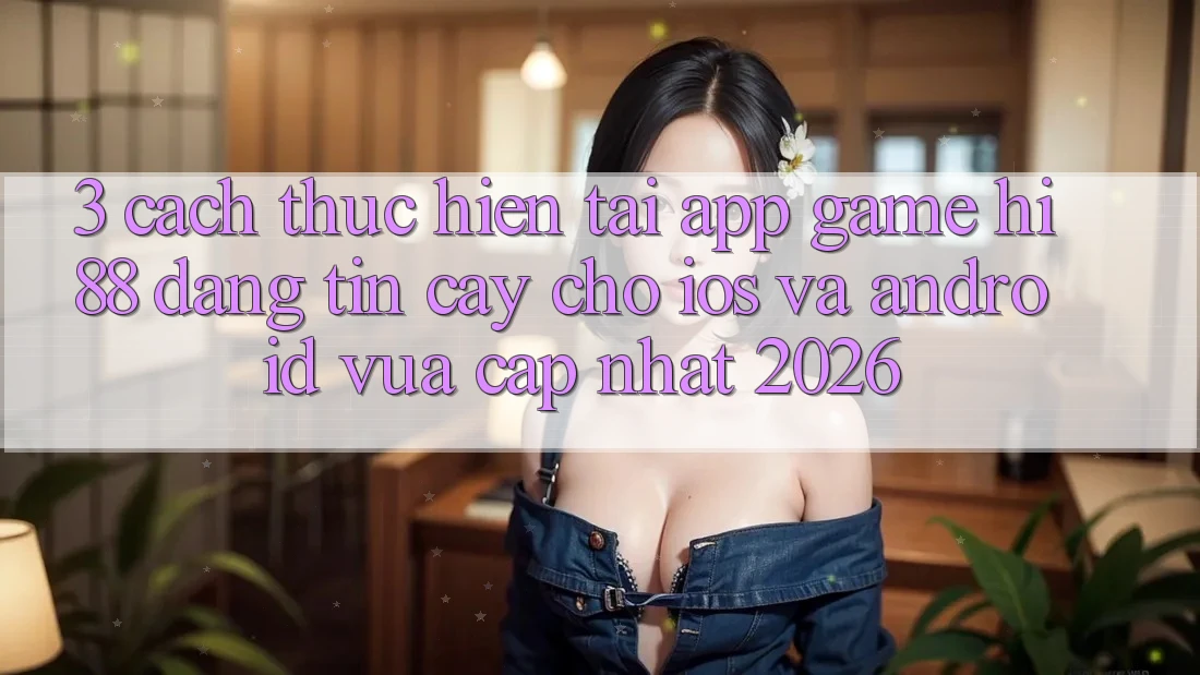 3. Cách thực hiện Tải App Game Hi88 Đáng tin cậy Cho iOS Và Android Vừa cập nhật 2026 3. Cách thực hiện Tải App Game Hi88 Đáng tin cậy Cho iOS Và Android Vừa cập nhật 2026