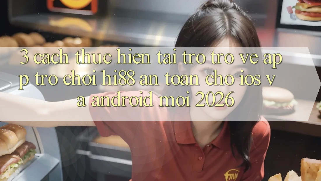 3. Cách thực hiện Tải trở trở về App Trò chơi Hi88 An Toàn Cho iOS Và Android Mới 2026