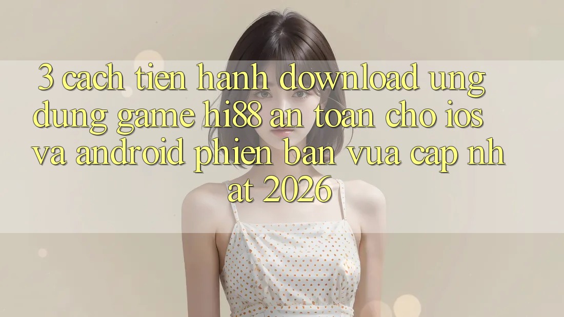 3. Cách tiến hành Download Ứng dụng Game Hi88 An Toàn Cho iOS Và Android Phiên bản vừa cập nhật 2026