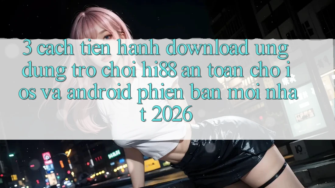 3. Cách tiến hành Download Ứng dụng Trò chơi Hi88 An Toàn Cho iOS Và Android Phiên bản mới Nhất 2026