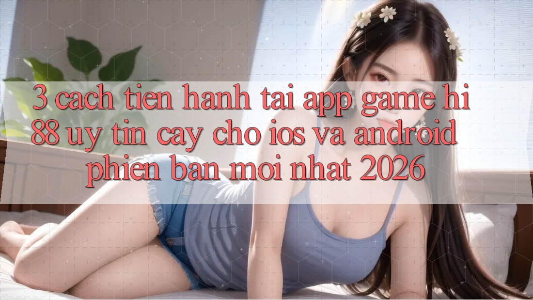 3. Cách tiến hành Tải App Game Hi88 Uy tín cậy Cho iOS Và Android Phiên bản mới Nhất 2026