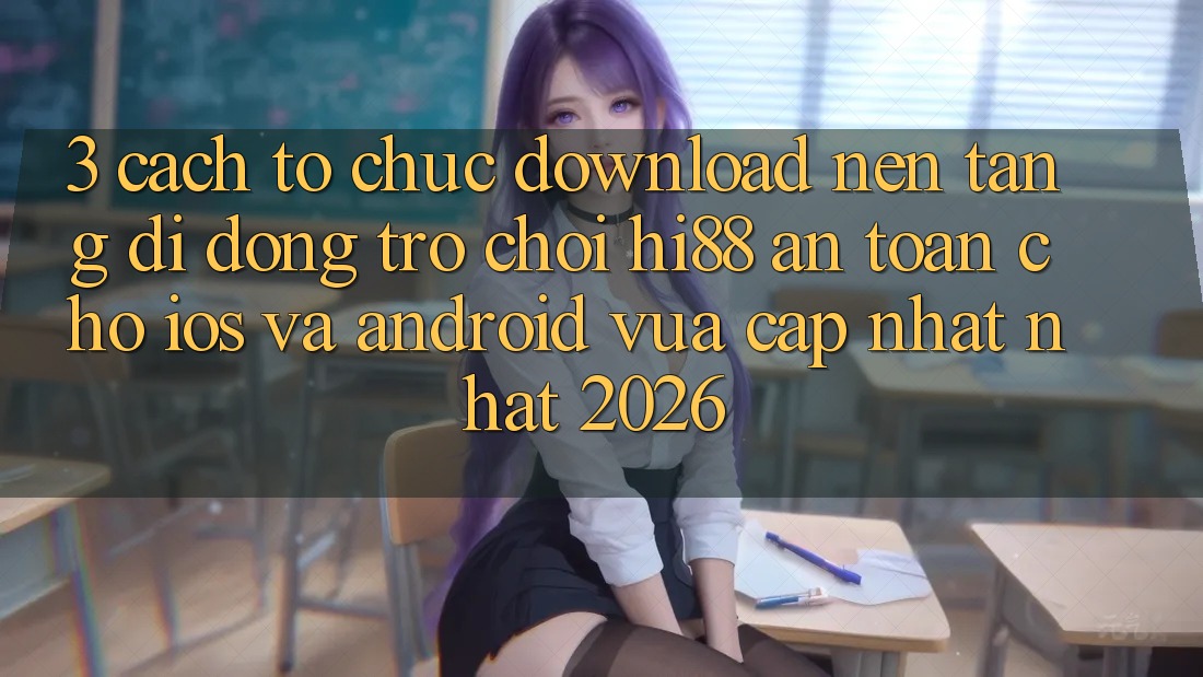 3. Cách tổ chức Download Nền tảng di động Trò chơi Hi88 An Toàn Cho iOS Và Android Vừa cập nhật Nhất 2026
