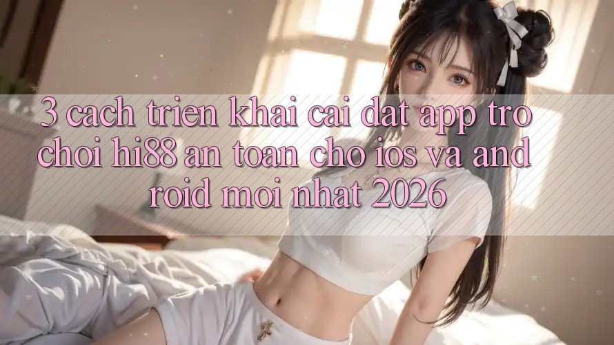 3. Cách triển khai Cài đặt App Trò chơi Hi88 An Toàn Cho iOS Và Android Mới Nhất 2026