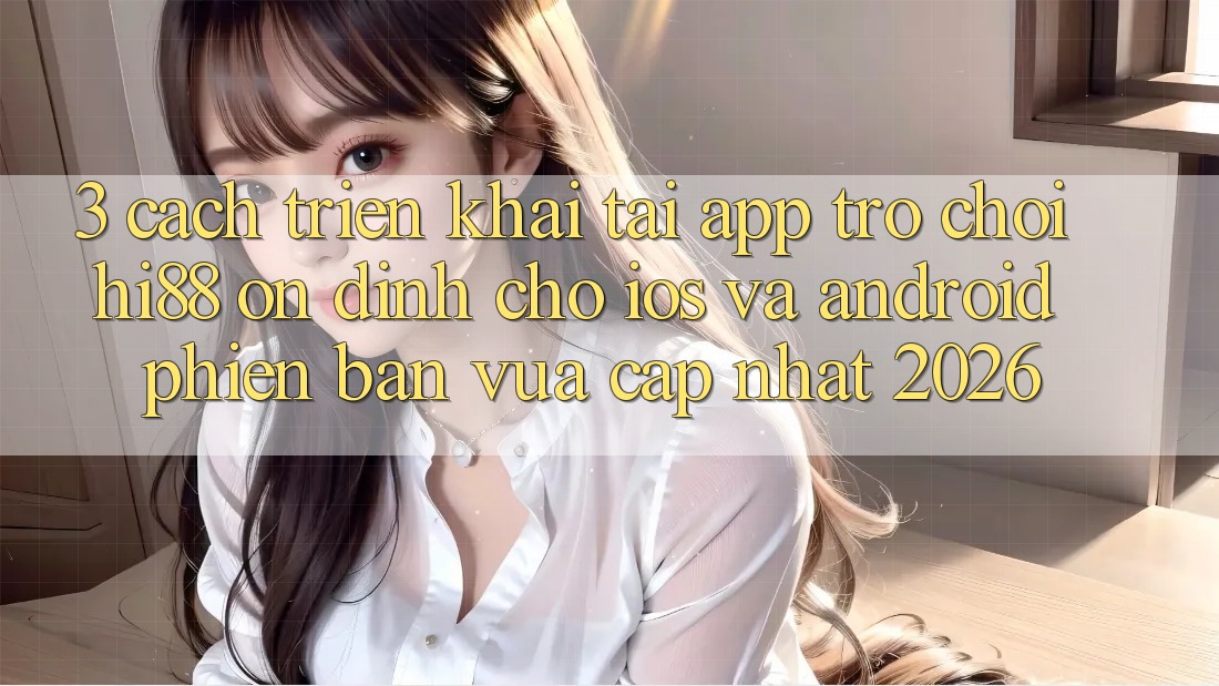 3. Cách triển khai Tải App Trò chơi Hi88 Ổn định Cho iOS Và Android Phiên bản vừa cập nhật 2026