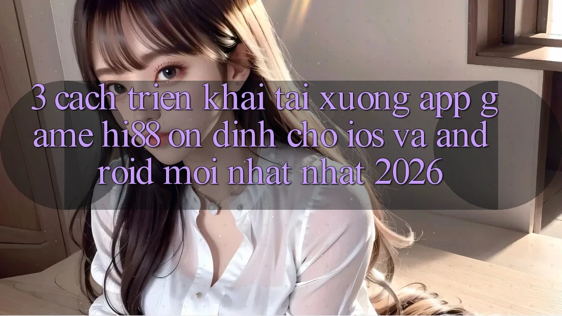 3. Cách triển khai Tải xuống App Game Hi88 Ổn định Cho iOS Và Android Mới nhất Nhất 2026
