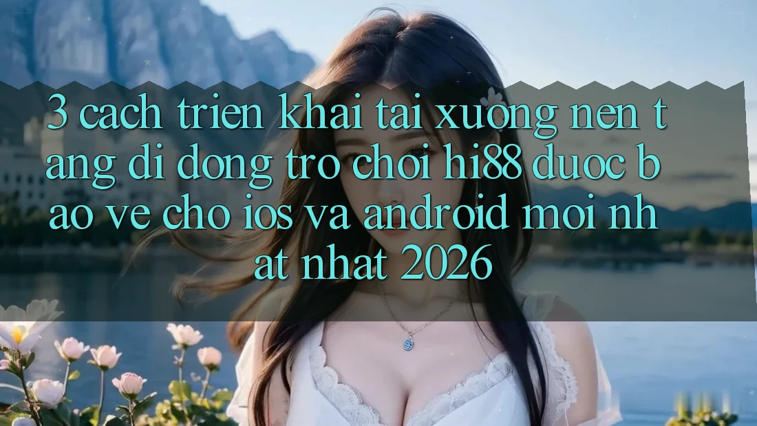 3. Cách triển khai Tải xuống Nền tảng di động Trò chơi Hi88 Được bảo vệ Cho iOS Và Android Mới nhất Nhất 2026
