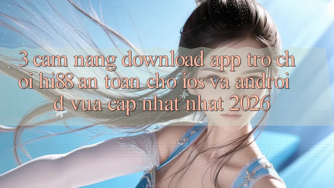 3. Cẩm nang Download App Trò chơi Hi88 An Toàn Cho iOS Và Android Vừa cập nhật Nhất 2026