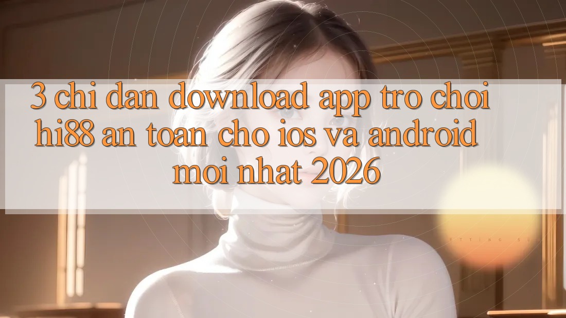 3. Chỉ dẫn Download App Trò chơi Hi88 An Toàn Cho iOS Và Android Mới Nhất 2026