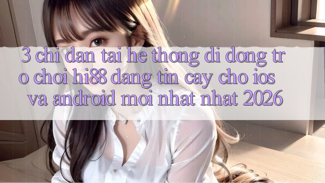 3. Chỉ dẫn Tải Hệ thống di động Trò chơi Hi88 Đáng tin cậy Cho iOS Và Android Mới nhất Nhất 2026