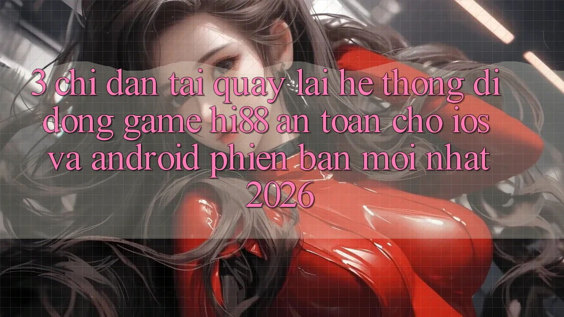 3. Chỉ dẫn Tải quay lại Hệ thống di động Game Hi88 An Toàn Cho iOS Và Android Phiên bản mới Nhất 2026