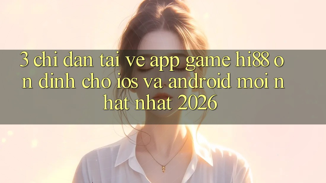 3. Chỉ dẫn Tải về App Game Hi88 Ổn định Cho iOS Và Android Mới nhất Nhất 2026