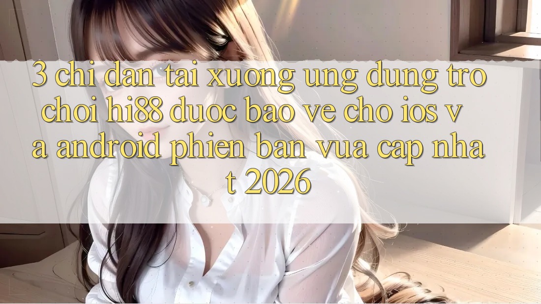 3. Chỉ dẫn Tải xuống Ứng dụng Trò chơi Hi88 Được bảo vệ Cho iOS Và Android Phiên bản vừa cập nhật 2026