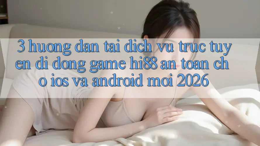 3. Hướng Dẫn Tải Dịch vụ trực tuyến di động Game Hi88 An Toàn Cho iOS Và Android Mới 2026