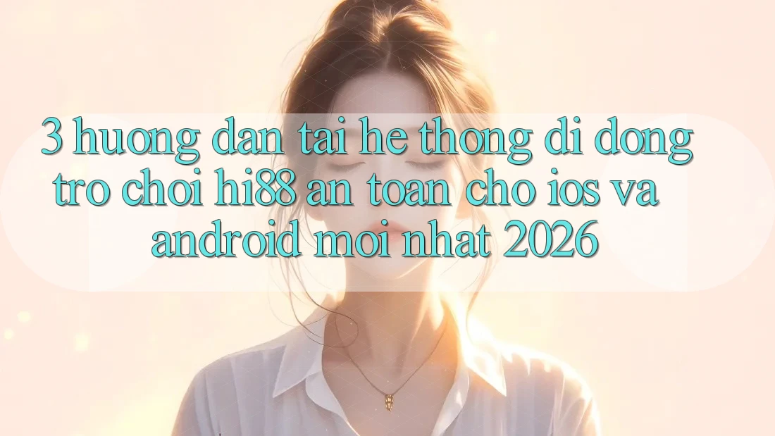 3. Hướng Dẫn Tải Hệ thống di động Trò chơi Hi88 An Toàn Cho iOS Và Android Mới Nhất 2026