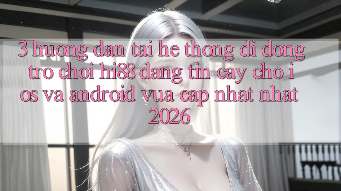 3. Hướng Dẫn Tải Hệ thống di động Trò chơi Hi88 Đáng tin cậy Cho iOS Và Android Vừa cập nhật Nhất 2026