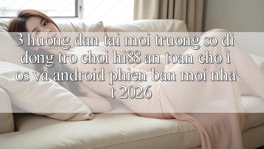 3. Hướng Dẫn Tải Môi trường số di động Trò chơi Hi88 An Toàn Cho iOS Và Android Phiên bản mới Nhất 2026