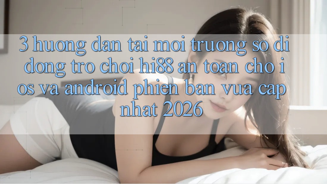 3. Hướng Dẫn Tải Môi trường số di động Trò chơi Hi88 An Toàn Cho iOS Và Android Phiên bản vừa cập nhật 2026