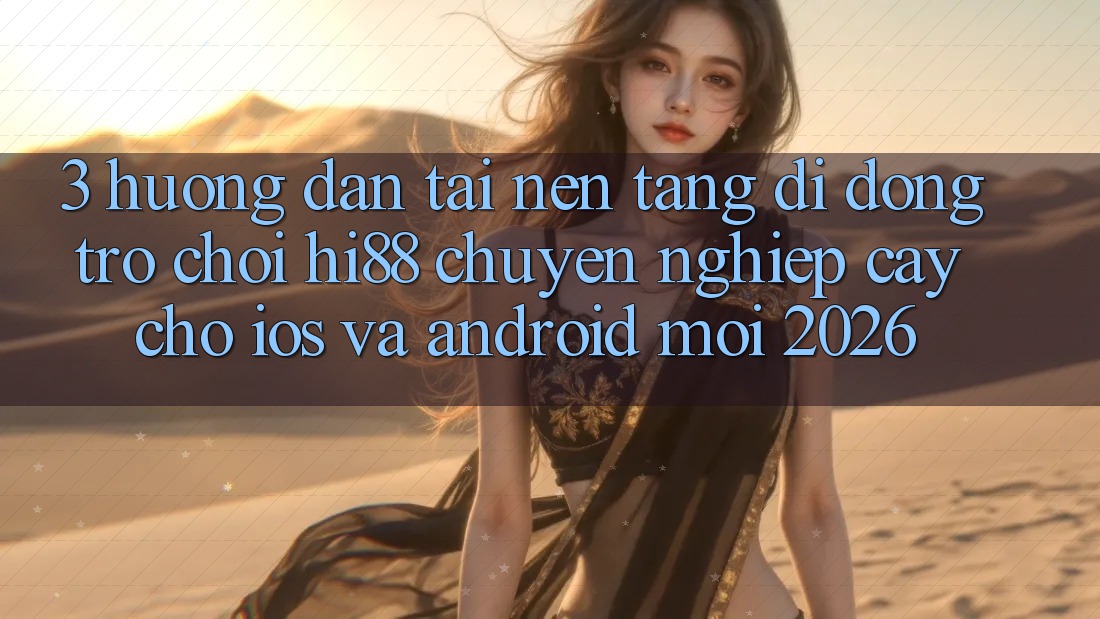 3. Hướng Dẫn Tải Nền tảng di động Trò chơi Hi88 Chuyên nghiệp cậy Cho iOS Và Android Mới 2026