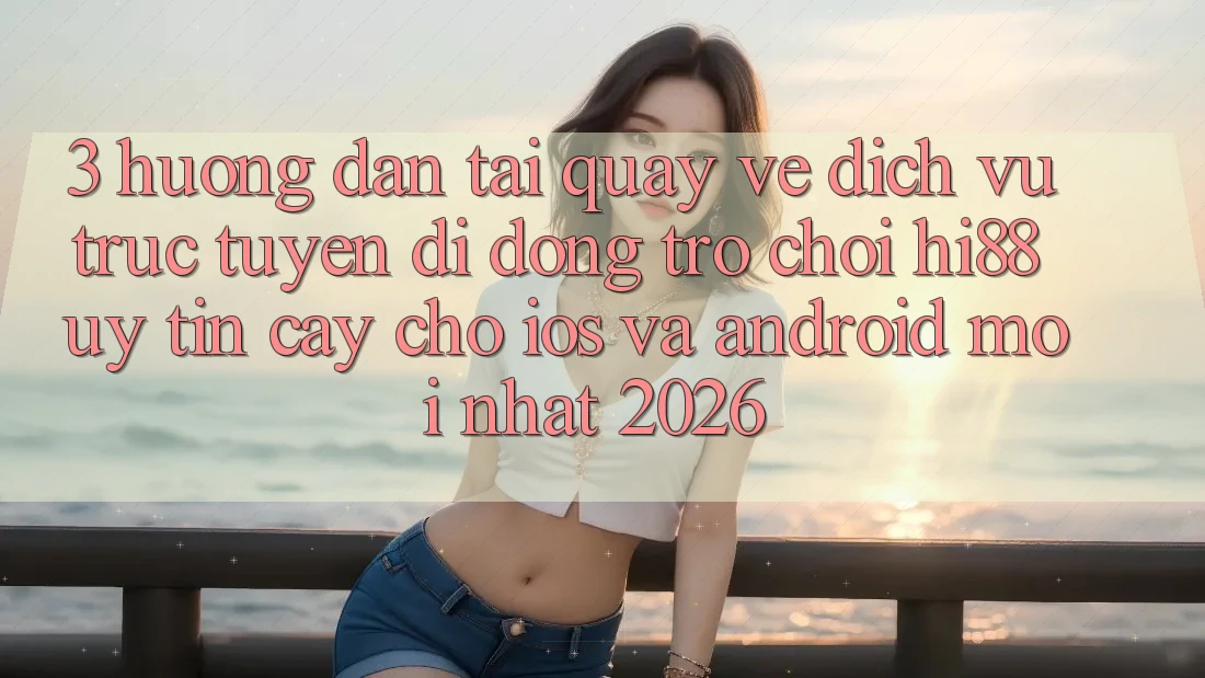 3. Hướng Dẫn Tải quay về Dịch vụ trực tuyến di động Trò chơi Hi88 Uy tín cậy Cho iOS Và Android Mới Nhất 2026