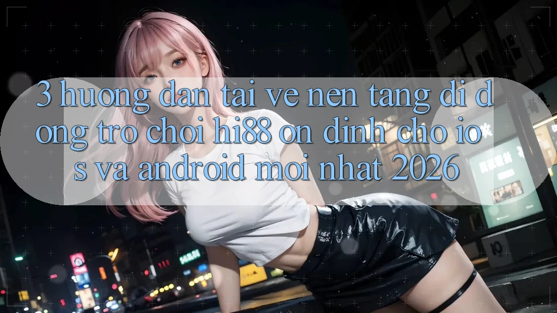 3. Hướng Dẫn Tải về Nền tảng di động Trò chơi Hi88 Ổn định Cho iOS Và Android Mới nhất 2026