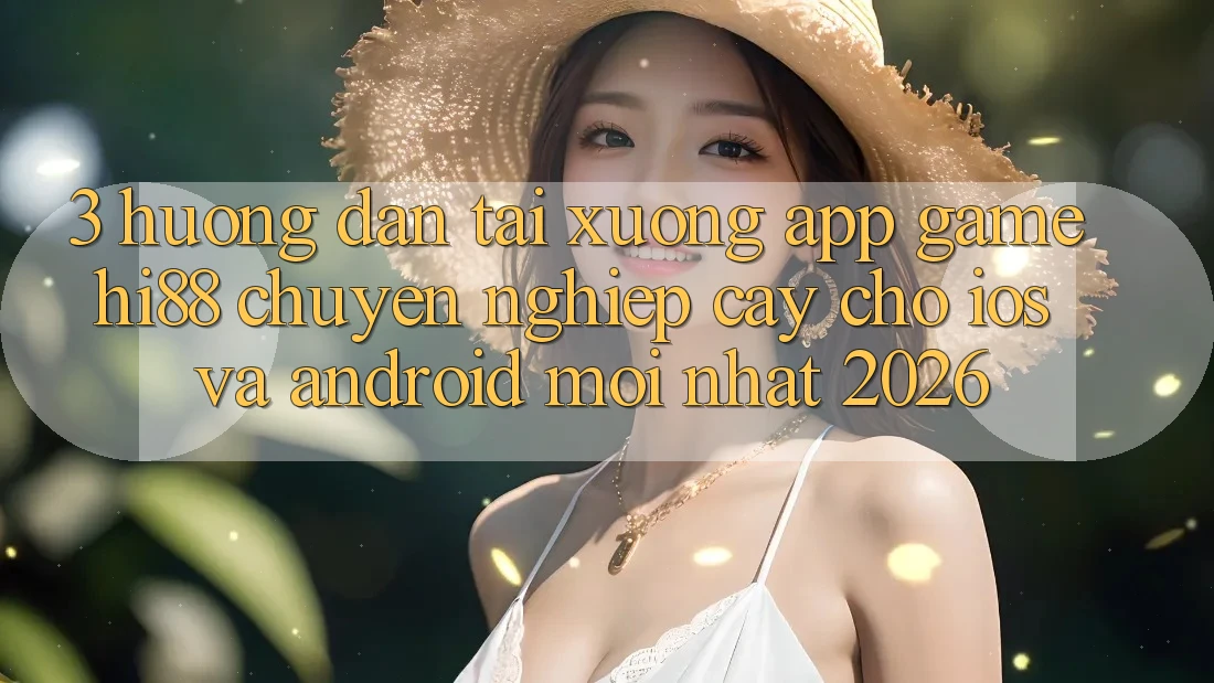 3. Hướng Dẫn Tải xuống App Game Hi88 Chuyên nghiệp cậy Cho iOS Và Android Mới Nhất 2026