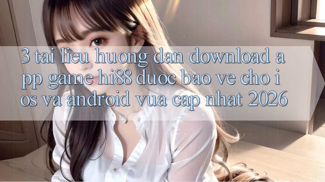 3. Tài liệu hướng dẫn Download App Game Hi88 Được bảo vệ Cho iOS Và Android Vừa cập nhật 2026