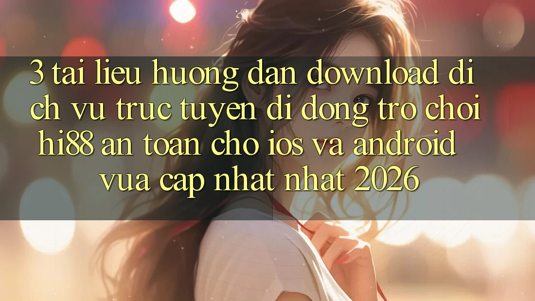 3. Tài liệu hướng dẫn Download Dịch vụ trực tuyến di động Trò chơi Hi88 An Toàn Cho iOS Và Android Vừa cập nhật Nhất 2026 3. Tài liệu hướng dẫn Download Dịch vụ trực tuyến di động Trò chơi Hi88 An Toàn Cho iOS Và Android Vừa cập nhật Nhất 2026