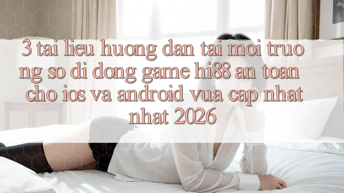 3. Tài liệu hướng dẫn Tải Môi trường số di động Game Hi88 An Toàn Cho iOS Và Android Vừa cập nhật Nhất 2026