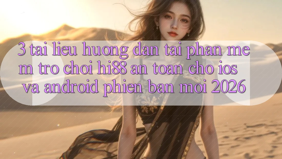 3. Tài liệu hướng dẫn Tải Phần mềm Trò chơi Hi88 An Toàn Cho iOS Và Android Phiên bản mới 2026