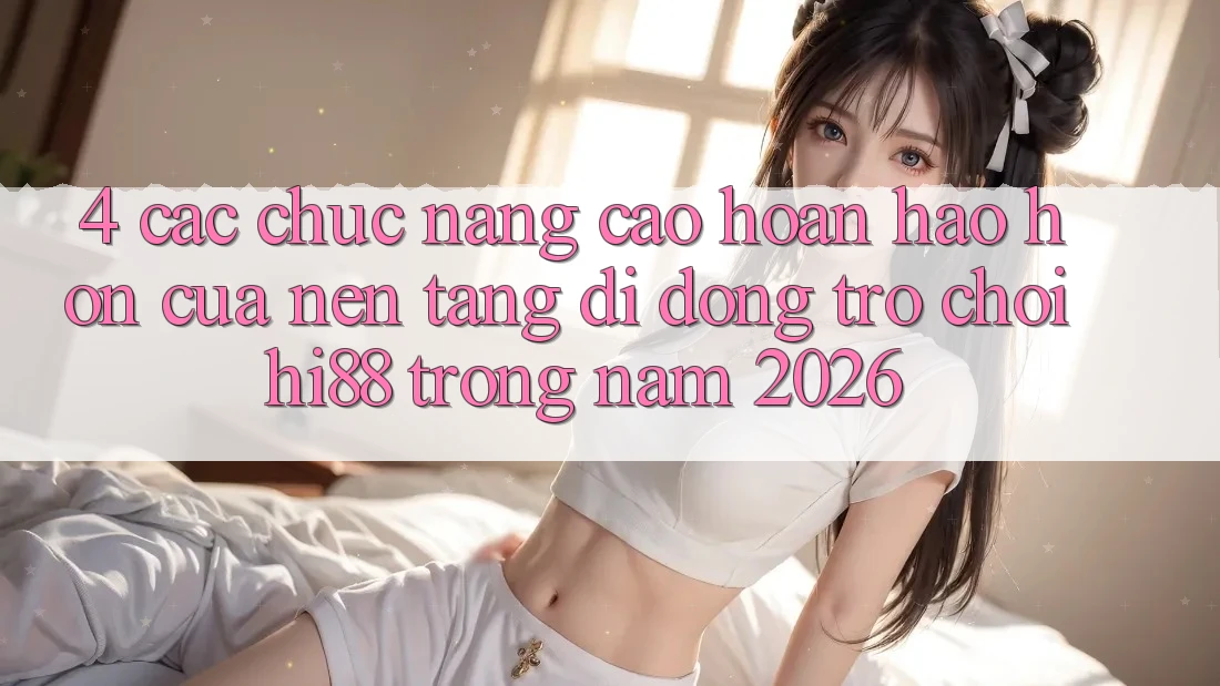 4. Các Chức năng Cao hoàn hảo hơn Của Nền tảng di động Trò chơi Hi88 Trong Năm 2026