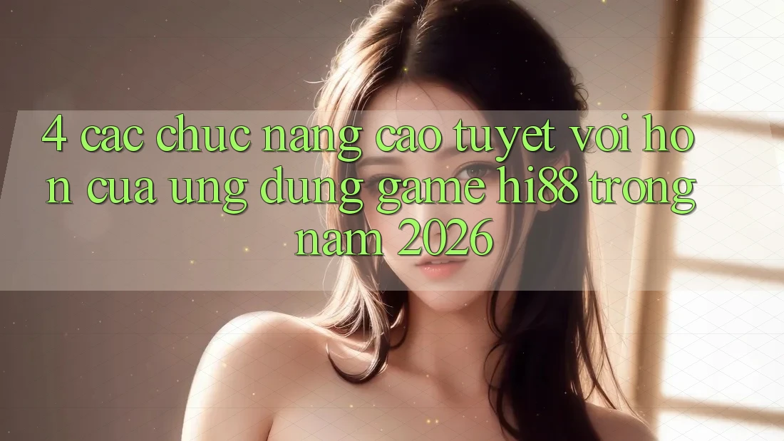 4. Các Chức năng Cao tuyệt vời hơn Của Ứng dụng Game Hi88 Trong Năm 2026