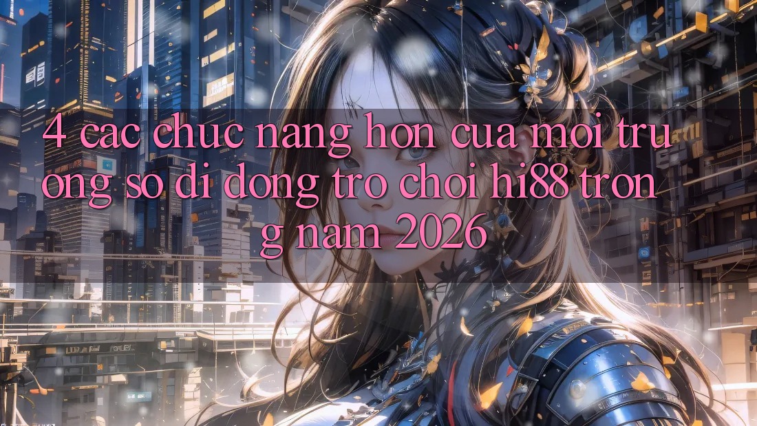4. Các Chức năng Hơn Của Môi trường số di động Trò chơi Hi88 Trong Năm 2026