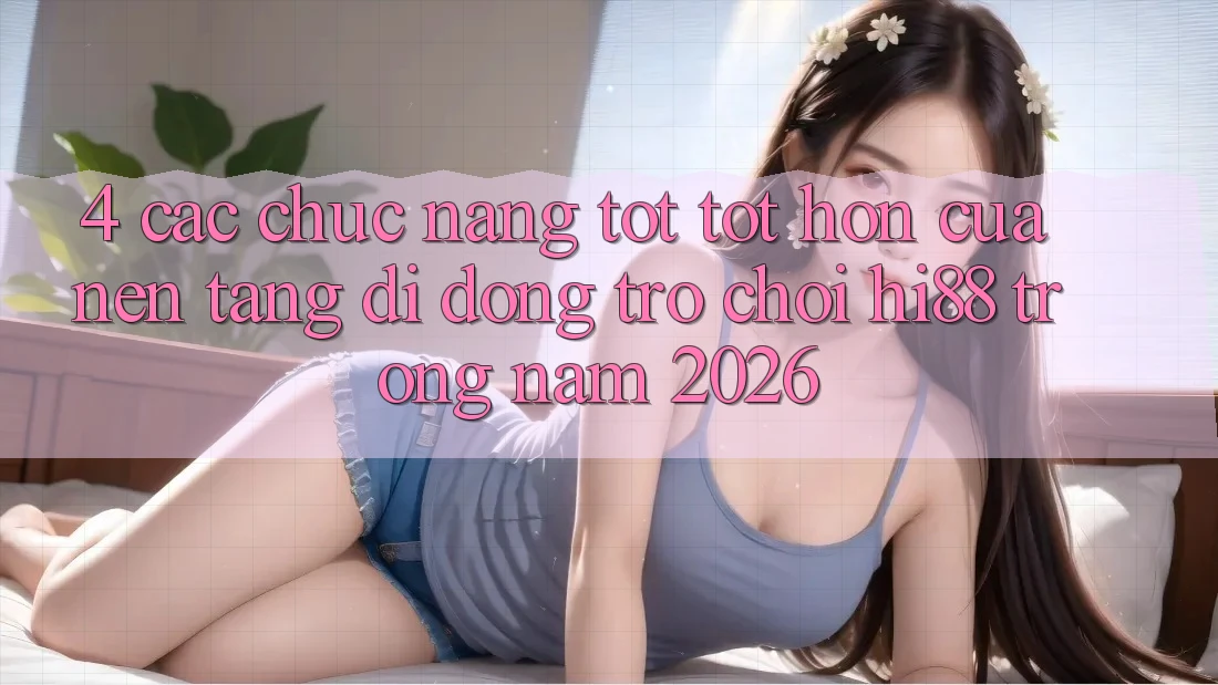 4. Các Chức năng Tốt tốt hơn Của Nền tảng di động Trò chơi Hi88 Trong Năm 2026 4. Các Chức năng Tốt tốt hơn Của Nền tảng di động Trò chơi Hi88 Trong Năm 2026