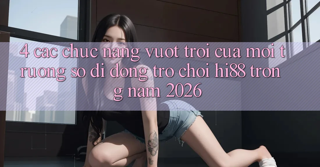 4. Các Chức năng Vượt Trội Của Môi trường số di động Trò chơi Hi88 Trong Năm 2026