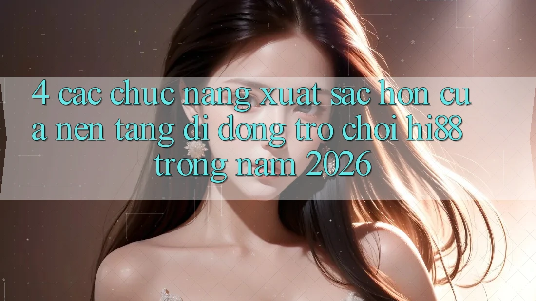 4. Các Chức năng Xuất sắc hơn Của Nền tảng di động Trò chơi Hi88 Trong Năm 2026