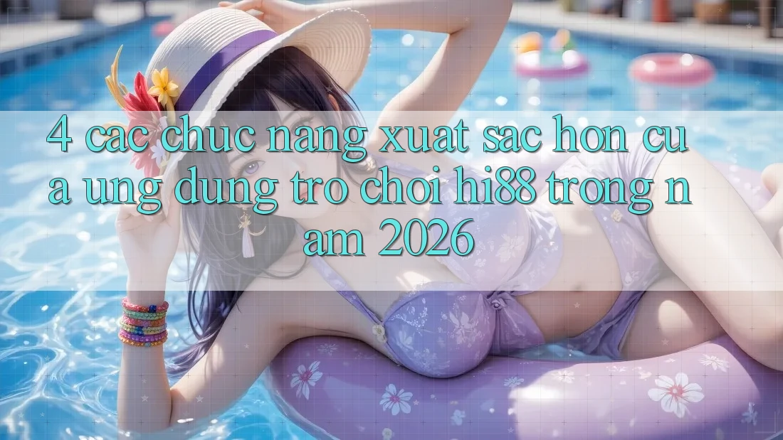 4. Các Chức năng Xuất sắc hơn Của Ứng dụng Trò chơi Hi88 Trong Năm 2026 4. Các Chức năng Xuất sắc hơn Của Ứng dụng Trò chơi Hi88 Trong Năm 2026