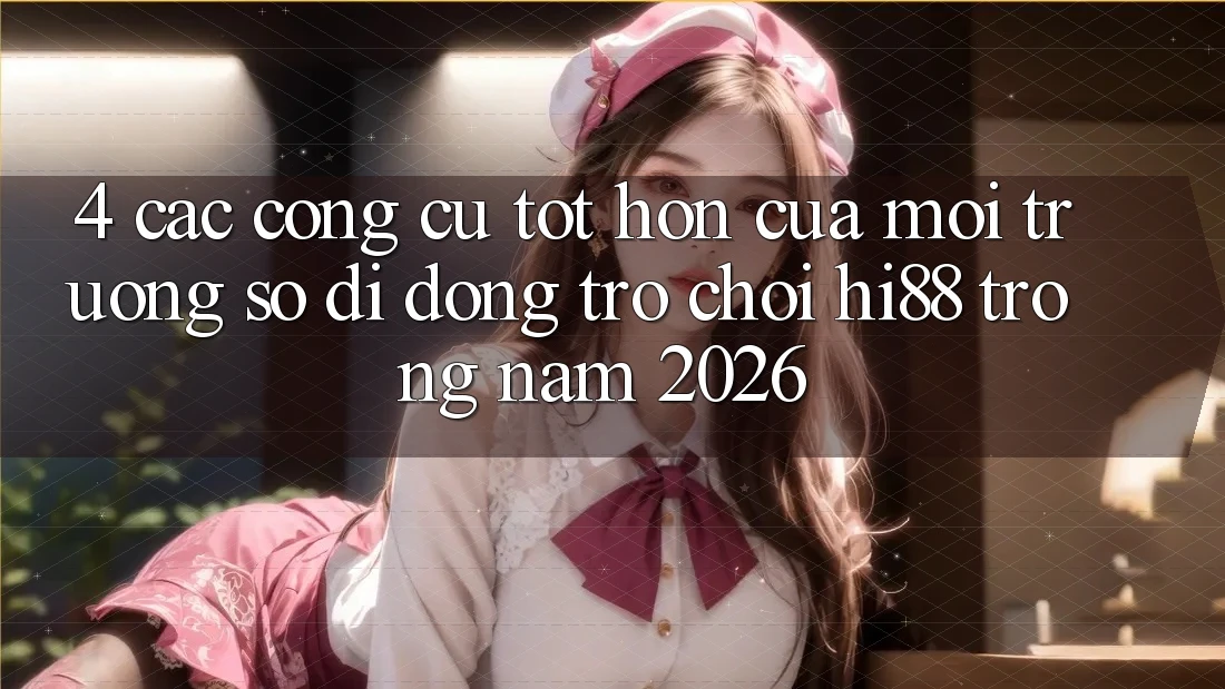 4. Các Công cụ Tốt hơn Của Môi trường số di động Trò chơi Hi88 Trong Năm 2026 4. Các Công cụ Tốt hơn Của Môi trường số di động Trò chơi Hi88 Trong Năm 2026