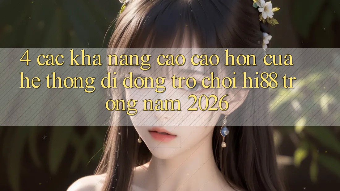 4. Các Khả năng Cao cao hơn Của Hệ thống di động Trò chơi Hi88 Trong Năm 2026