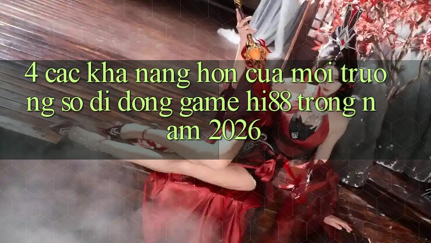 4. Các Khả năng Hơn Của Môi trường số di động Game Hi88 Trong Năm 2026