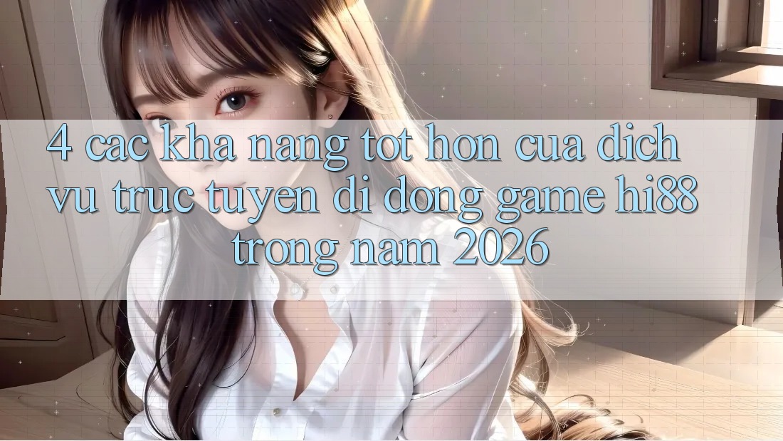 4. Các Khả năng Tốt hơn Của Dịch vụ trực tuyến di động Game Hi88 Trong Năm 2026