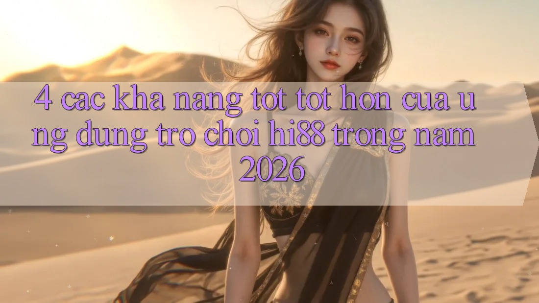 4. Các Khả năng Tốt tốt hơn Của Ứng dụng Trò chơi Hi88 Trong Năm 2026