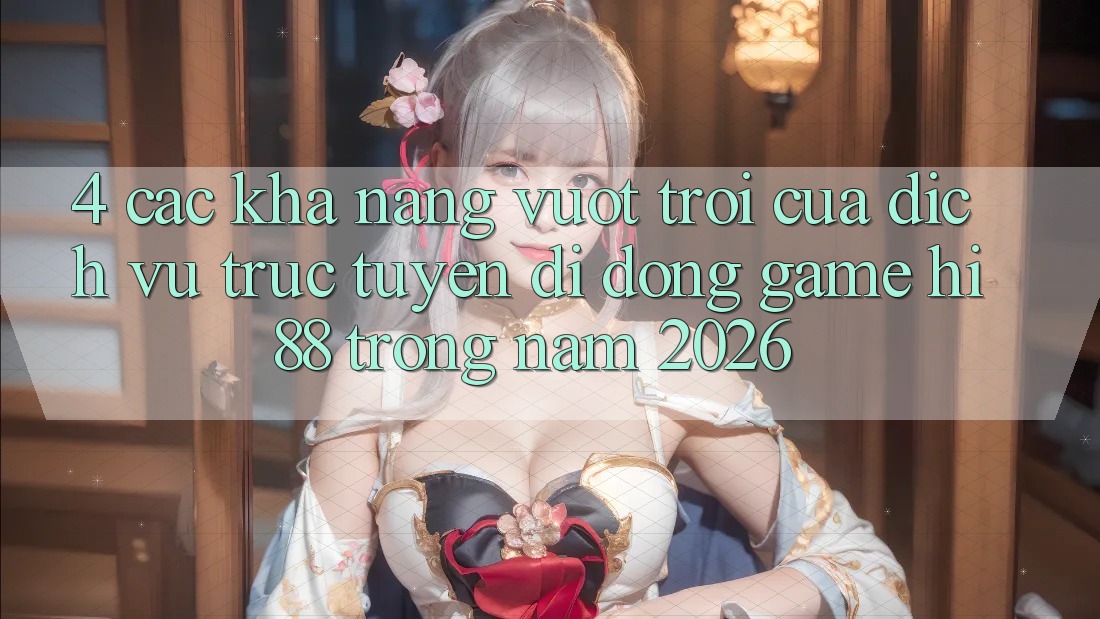 4. Các Khả năng Vượt Trội Của Dịch vụ trực tuyến di động Game Hi88 Trong Năm 2026