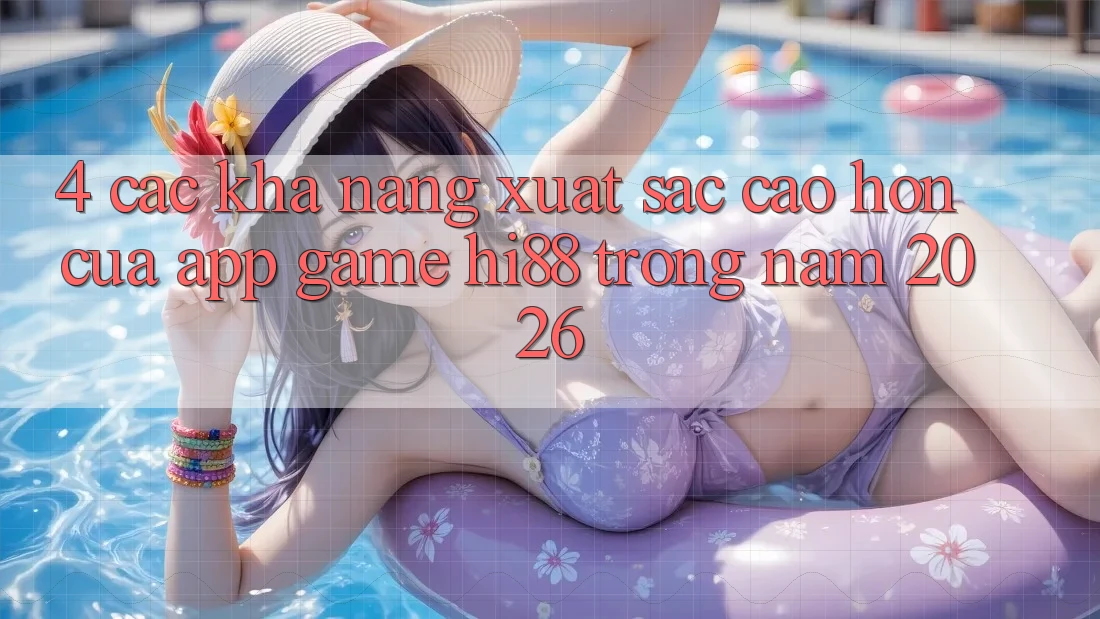 4. Các Khả năng Xuất sắc cao hơn Của App Game Hi88 Trong Năm 2026 4. Các Khả năng Xuất sắc cao hơn Của App Game Hi88 Trong Năm 2026