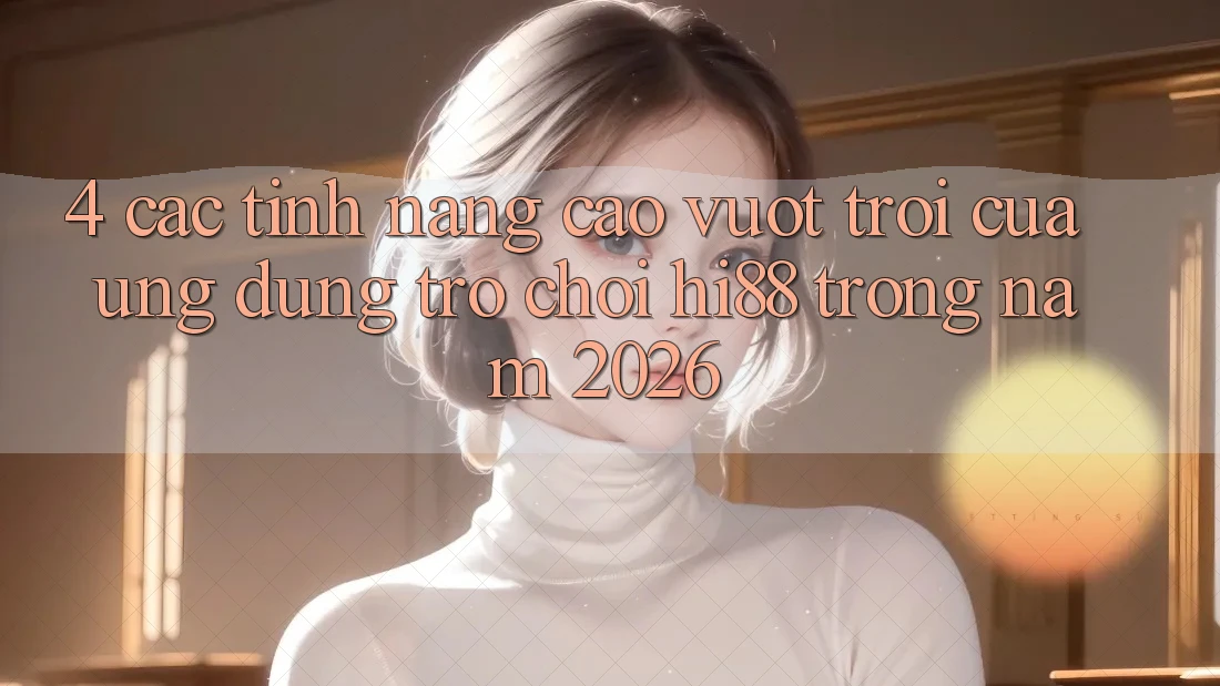 4. Các Tính Năng Cao vượt trội Của Ứng dụng Trò chơi Hi88 Trong Năm 2026