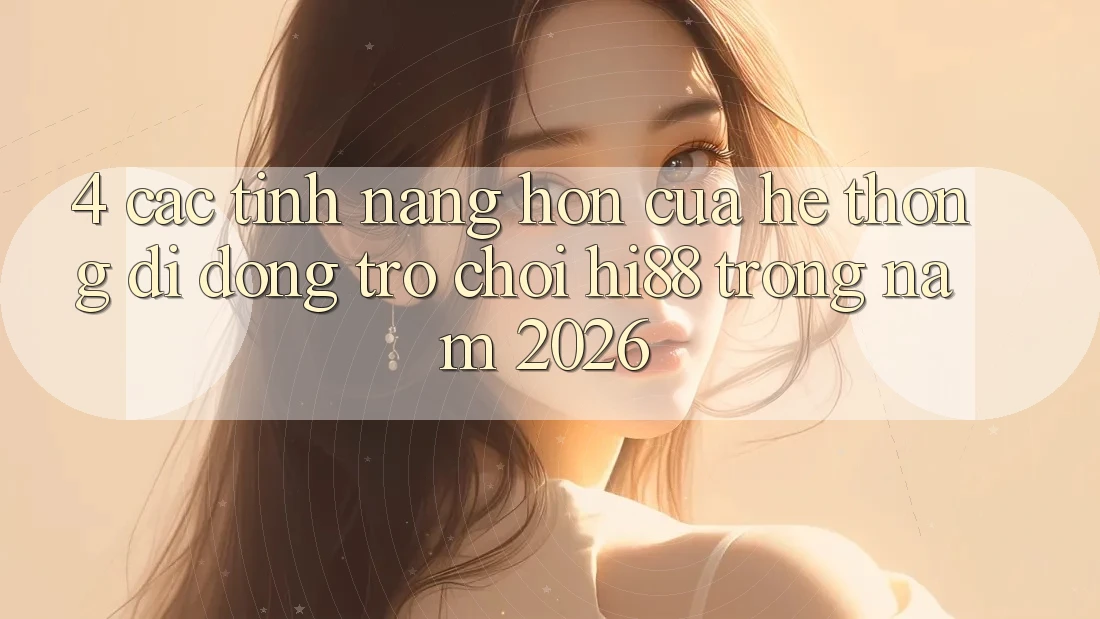 4. Các Tính Năng Hơn Của Hệ thống di động Trò chơi Hi88 Trong Năm 2026