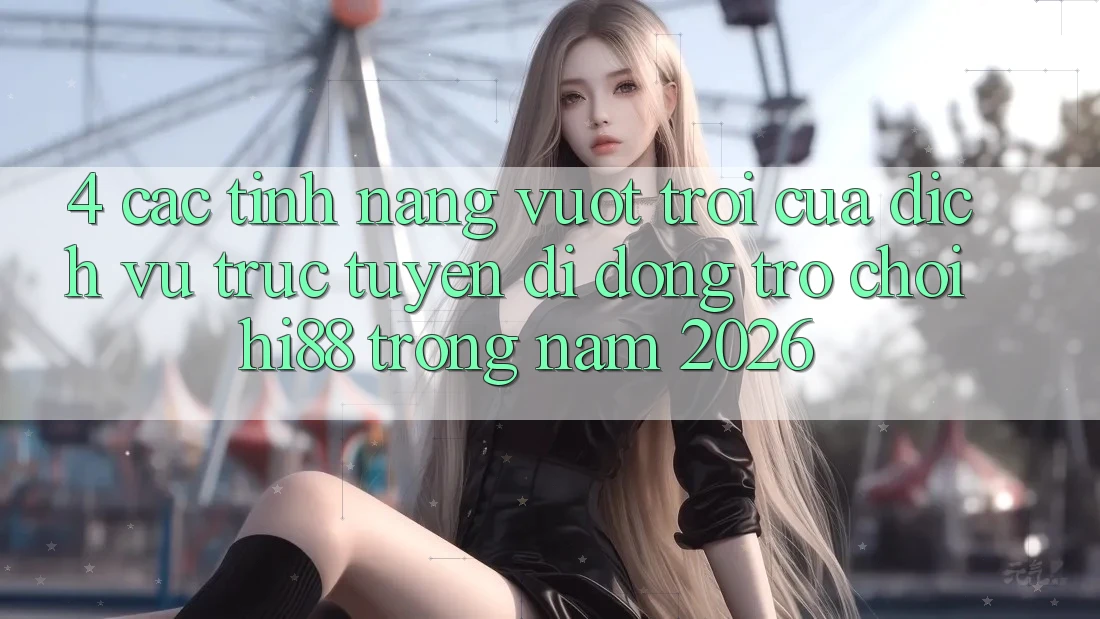 4. Các Tính năng Vượt Trội Của Dịch vụ trực tuyến di động Trò chơi Hi88 Trong Năm 2026