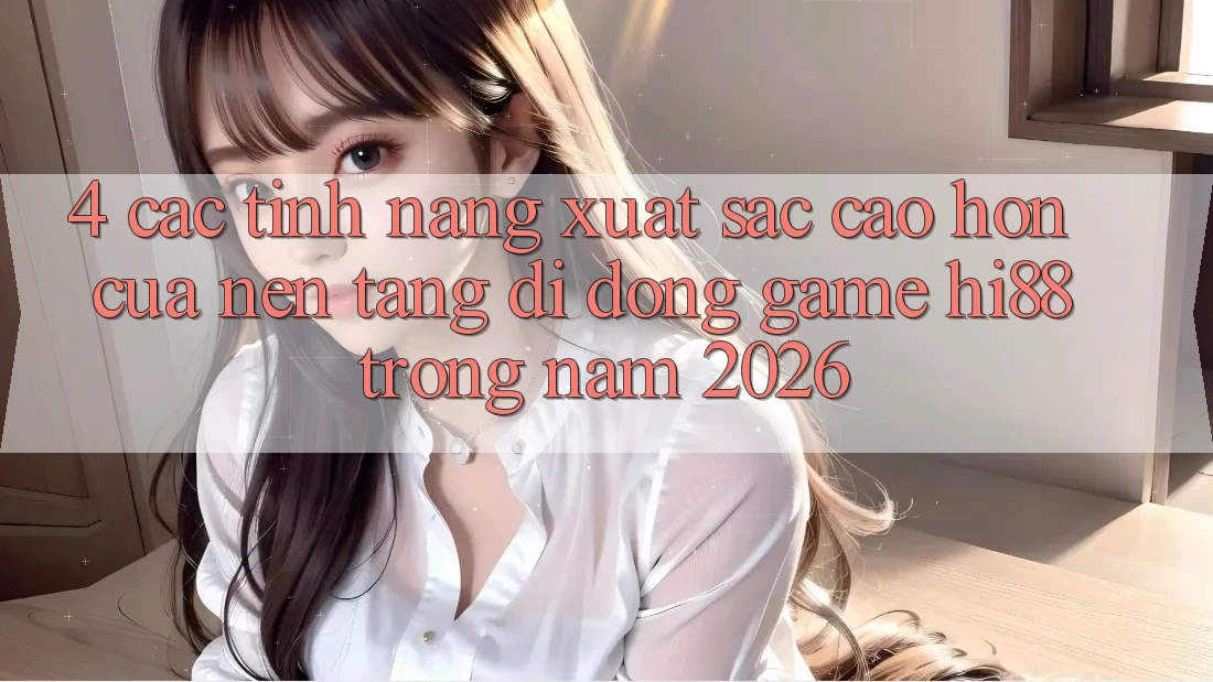 4. Các Tính năng Xuất sắc cao hơn Của Nền tảng di động Game Hi88 Trong Năm 2026