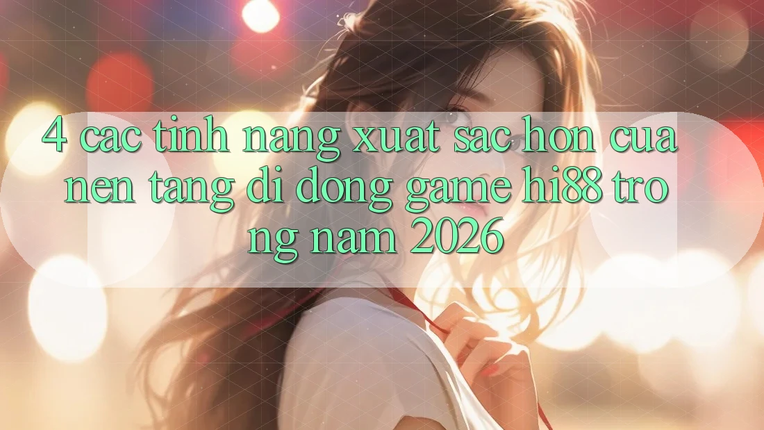 4. Các Tính Năng Xuất sắc hơn Của Nền tảng di động Game Hi88 Trong Năm 2026